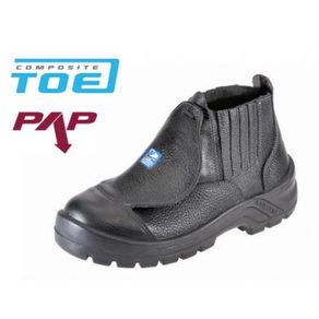 Sapato Com Elástico Com Bico PVC 10VT48BP CA43334 Vulcaflex - Delupo